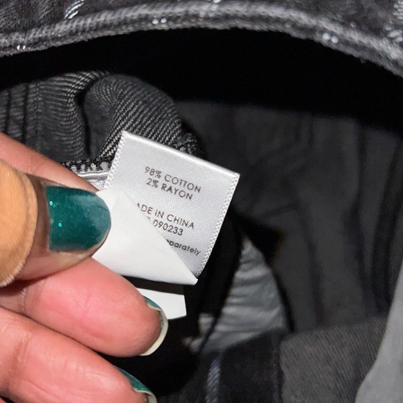 Pacsun Black Striped Denim Skirt size 27 - Picture 7 of 8